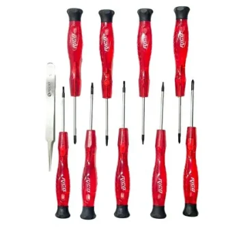 10PC Elektronikçi Tornavida Seti Cımbızlı 50mm - 75mm