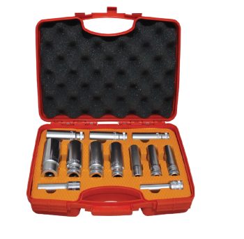 12 Parça 1/2” 6 Köşe Uzun Lokma Seti