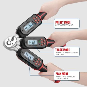 1/4 Dijital Tork Kolu Anahtarı 1,5 30Nm