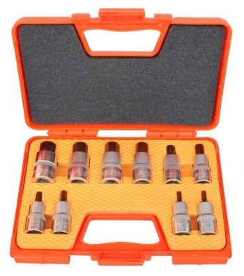 10 Parça 1/2" Lokmalı Allen Bıts Uç Seti