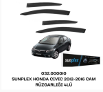 SUNPLEX HONDA CİVİC 2012-2016 CAM RÜZGARLIĞI 4LÜ